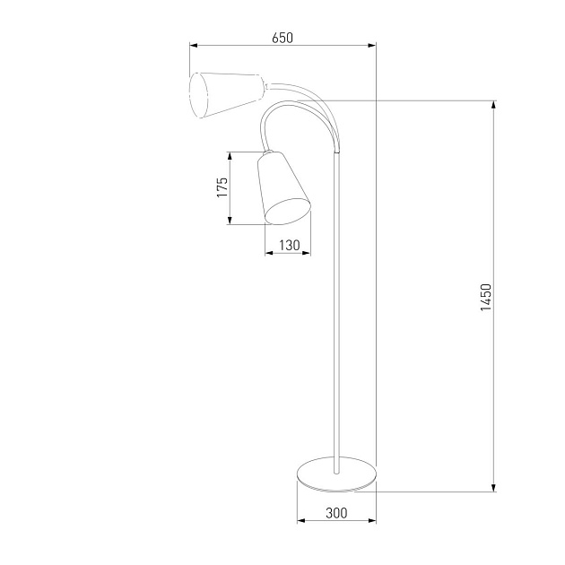 Торшер TK Lighting 3082 Wire Colour фото 2