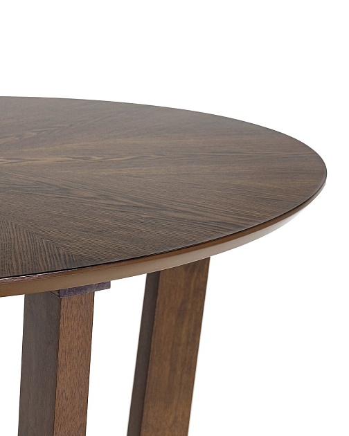 Кухонный стол Stool Group Kay D110 массив гевеи, орех УТ000004681 Фото № 2