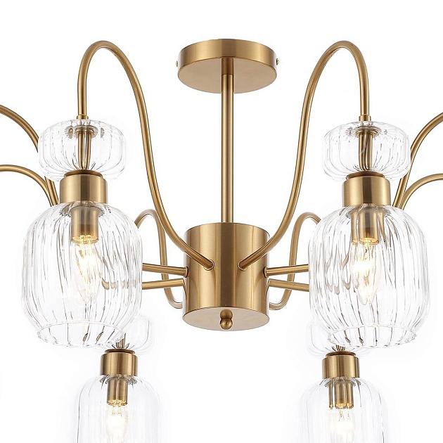 Потолочная люстра Escada Gloss 1141/8PL Clear Фото № 2