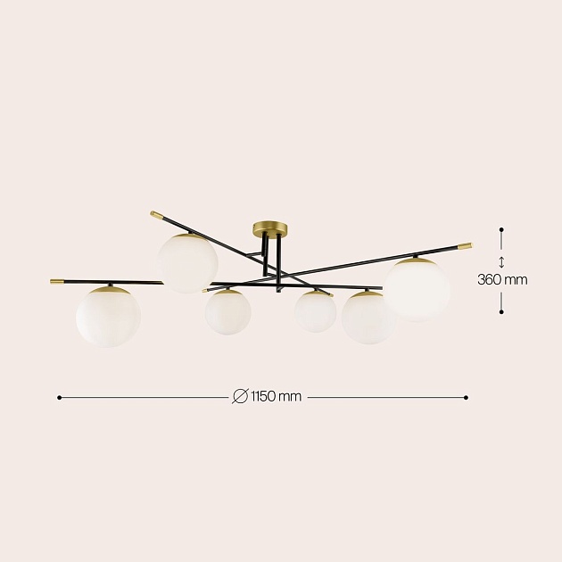 Потолочная люстра Maytoni Nostalgia MOD048CL-06G Фото № 3