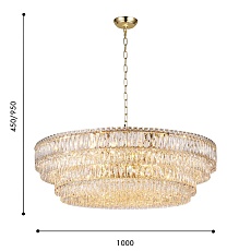 Подвесная люстра Favourite Adamas 4781-24P 1