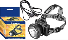 Налобный светодиодный фонарь Ultraflash Headlite аккумуляторный 90х75 33 лм LED5364 11258 5