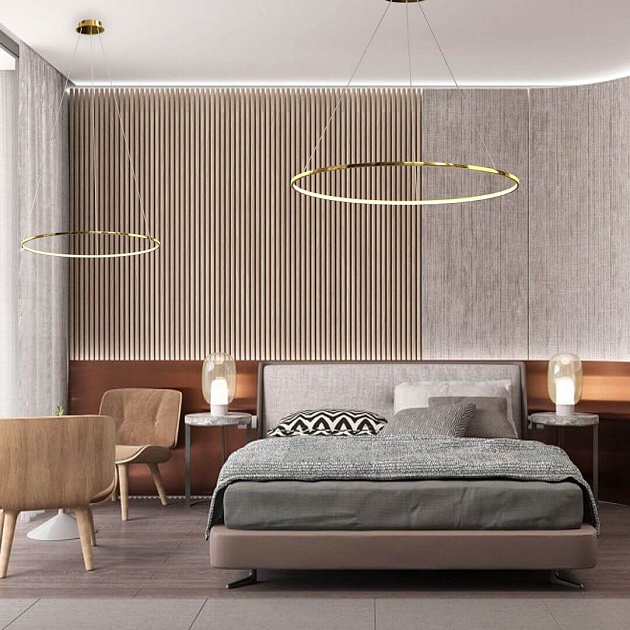 Подвесной светодиодный светильник Milosh Tendence Kosmina 0838CL-75GD Фото № 2