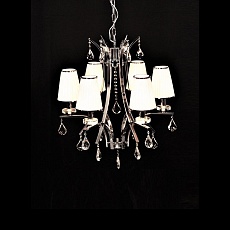 Подвесная люстра Lumina Deco Glamour LDP 66247-6 WT+CHR 1