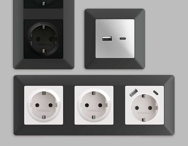 Рамка AMBRELLA VOLT AF110805 Фото № 2