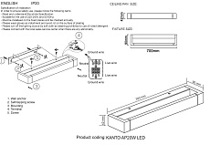 Бра Crystal Lux KANTO AP20W LED WH 2