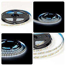 Светодиодная лента OGM 9,6W/m 120LED/m 2835SMD холодный белый 5M LSE-258 1