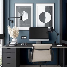 Рамка Werkel Platinum на 2 поста черный алюминий W0022608 4690389184451 1