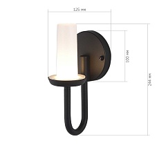 Уличный настенный светодиодный светильник ST Luce Candle SL9539.701.01 3
