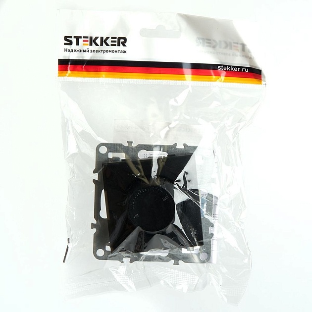 Диммер Stekker Эрна черный PSW10-9106-03 49150 Фото № 2