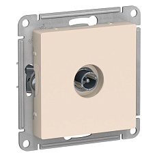 ТВ-розетка проходная Systeme Electric AtlasDesign бежевая ATN000292