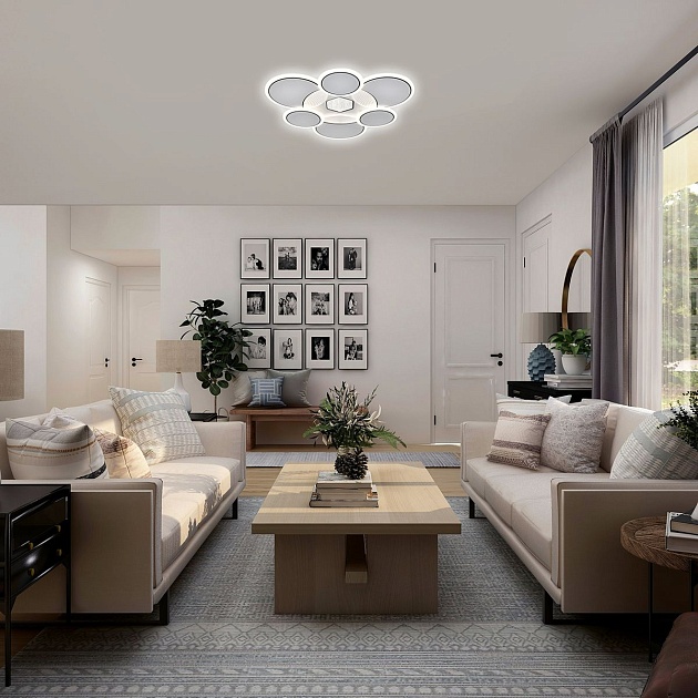 Потолочный светодиодный светильник Escada Dune 10277/6LED Фото № 6