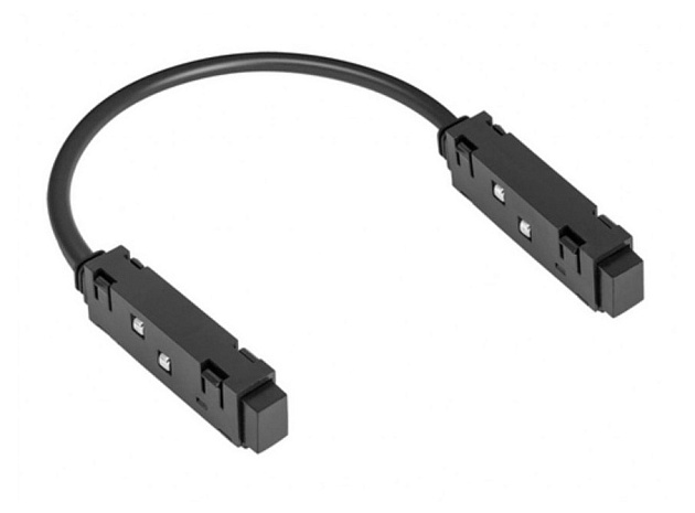 Коннектор питания угловой 90° Hesby Lighting ElDeko для шинопровода 48В, чёрный HSBL_0152 Фото № 1