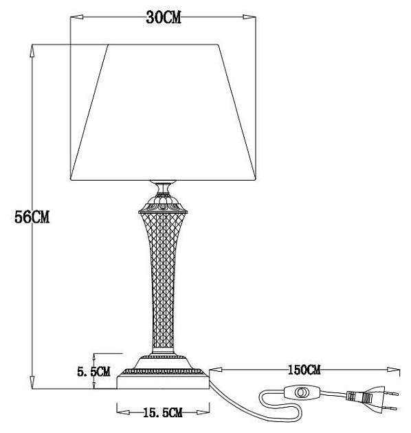 Настольная лампа Arte Lamp Gracie A7301LT-1PB фото 3