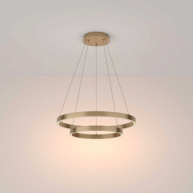 Подвесной светодиодный светильник Maytoni Rim MOD058PL-L55BSK Фото № 2