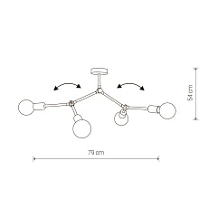 Подвесная люстра Nowodvorski Twig 9140 1