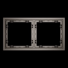 Рамка пластиковая S70 на 2 пост, (капучино) Voltum VLS100214