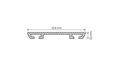 Профиль Arlight PHS-A-Base-H3.6-2000 Anod 019862 1