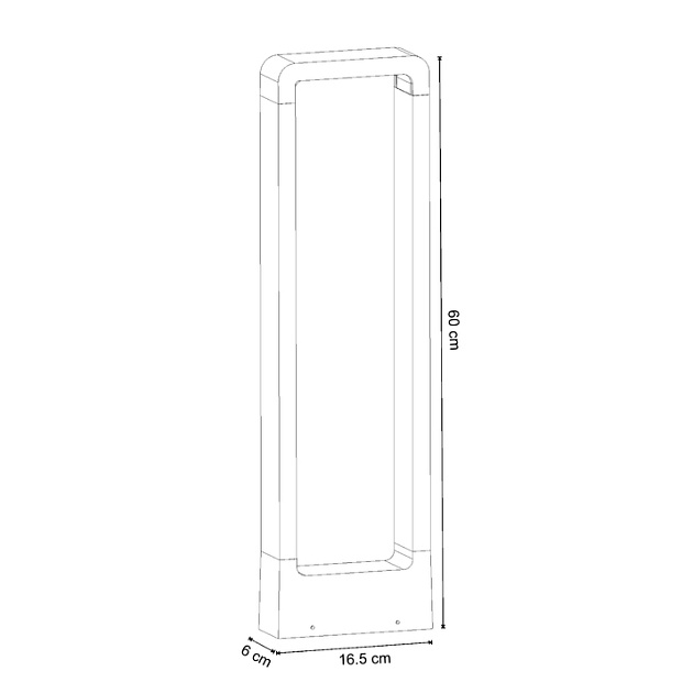 Уличный светодиодный светильник Arte Lamp Trapezio A2060PA-1BK изображение 2 Уличный светодиодный светильник Arte Lamp Trapezio A2060PA-1BK Фото № 2