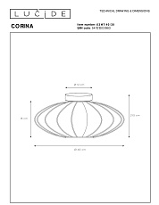Потолочный светильник Lucide Corina 03147/40/30 1
