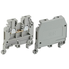 Зажим наборный ЗНИ-2,5мм2 (JXB24А) серый IEK YZN10-002-K03