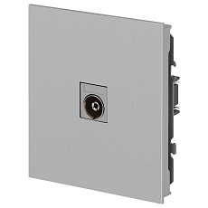 Розетка ЭРА Arktik 16-3101-03 TV одиночная алюминий Б0070466 3