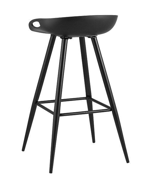 Барный стул Stool Group Флэш черный черные ножки FIYAN BLACK изображение 7 Барный стул Stool Group Флэш черный черные ножки FIYAN BLACK Фото № 7