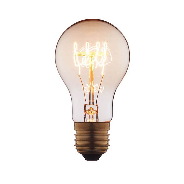 Лампа накаливания E27 60W прозрачная 1004-SC фото 