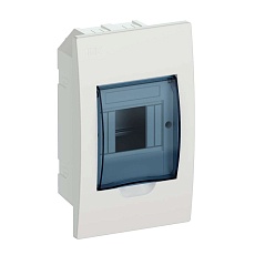 KREPTA 3 Корпус пластиковый ЩРВ-П-4 IP41 белый IEK MKP12-V-04-40-20