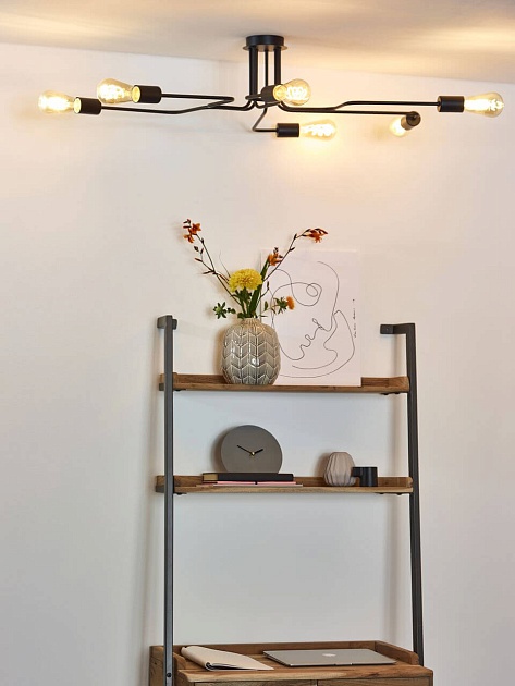 Потолочная люстра Lucide Lester 21112/06/30 изображение 3 Потолочная люстра Lucide Lester 21112/06/30 Фото № 3