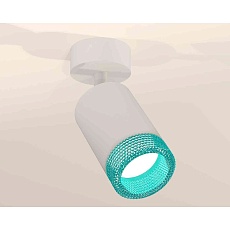 Комплект накладного светильника Ambrella light Techno Spot XM6312004 SWH/BL белый песок/голубой (A2202, C6312, N6153) 2