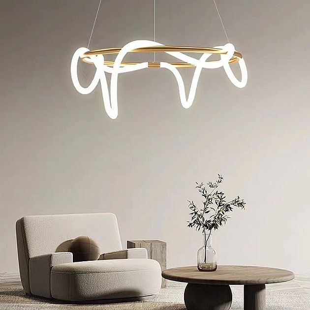 Подвесная люстра Lightera Nyasa LE217L-40G WIFI изображение 4 Подвесная люстра Lightera Nyasa LE217L-40G WIFI Фото № 4
