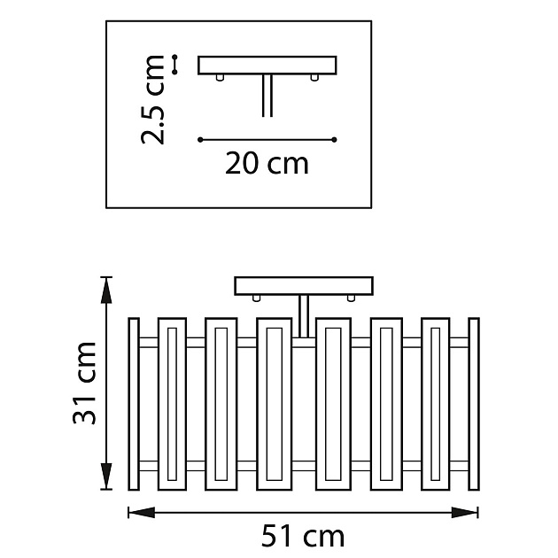 Потолочная люстра Lightstar Agave 712052 изображение 2 Потолочная люстра Lightstar Agave 712052 Фото № 2