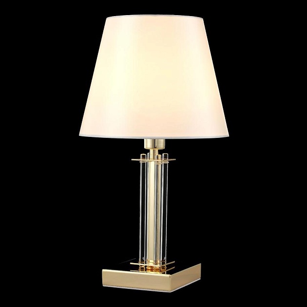 Настольная лампа Crystal Lux Nicolas LG1 Gold/White Фото № 5