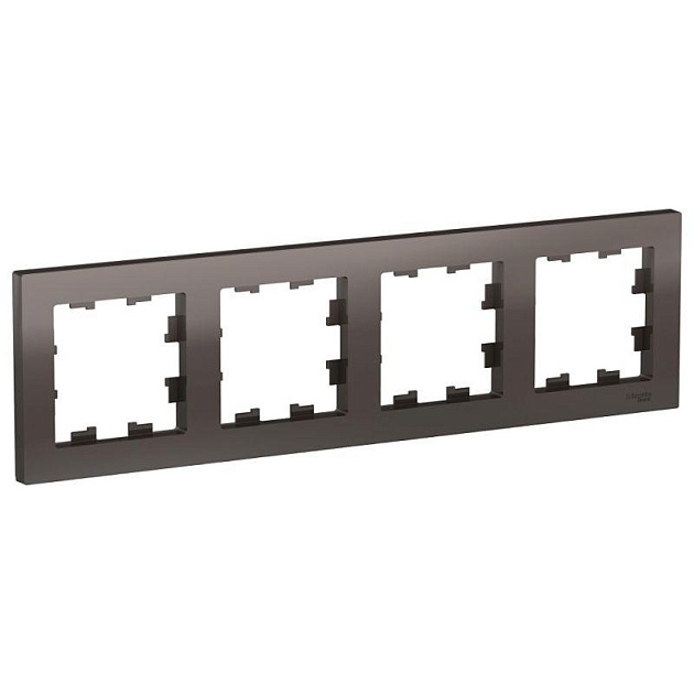 Рамка 4-постовая Systeme Electric AtlasDesign мокко ATN000604 изображение 1 Рамка 4-постовая Systeme Electric AtlasDesign мокко ATN000604 Фото № 1