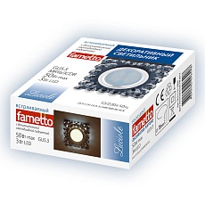 Встраиваемый светильник Fametto Luciole DLS-L131 GU5.3 Chrome/Black 1