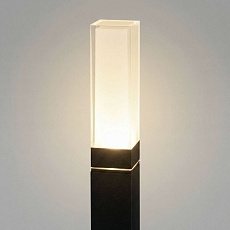 Ландшафтный светодиодный светильник Elektrostandarda 1537 TECHNO LED 3000K чёрный a072069 2