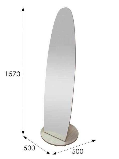 Зеркало напольное Мебелик Стелла 007631 Фото № 3