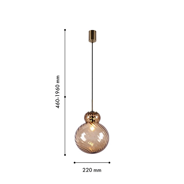 Подвесной светильник Favourite Ortus 4268-1P изображение 2 Подвесной светильник Favourite Ortus 4268-1P Фото № 2