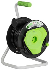 Удлинитель силовой ЭРА GREEN LINE GAZ-2x1-40m Greenline на катушке пластик 1 розетка без заземления 40м ПВС 2x1мм2 Б0065109 4