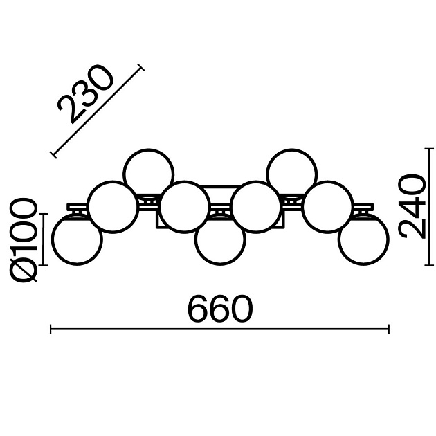 Бра Maytoni Dallas MOD547WL-09BS изображение 3 Бра Maytoni Dallas MOD547WL-09BS Фото № 3