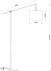 Торшер Arte Lamp Dylan A4054PN-1PB 1