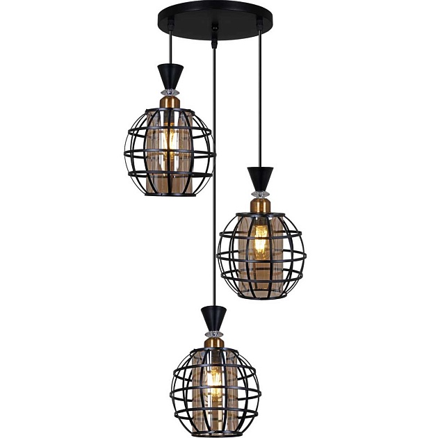 Потолочный светильник Reluce 01002-0.9-03 BK Фото № 1