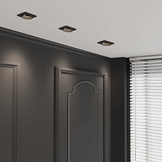 Встраиваемый светильник Elektrostandard Senso 25006/01 GU10 черный a064249 4