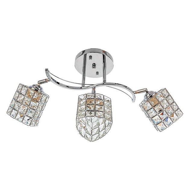 Потолочная люстра ЭкономСвет 50530/3CR WT изображение 1 Потолочная люстра ЭкономСвет 50530/3CR WT Фото № 1