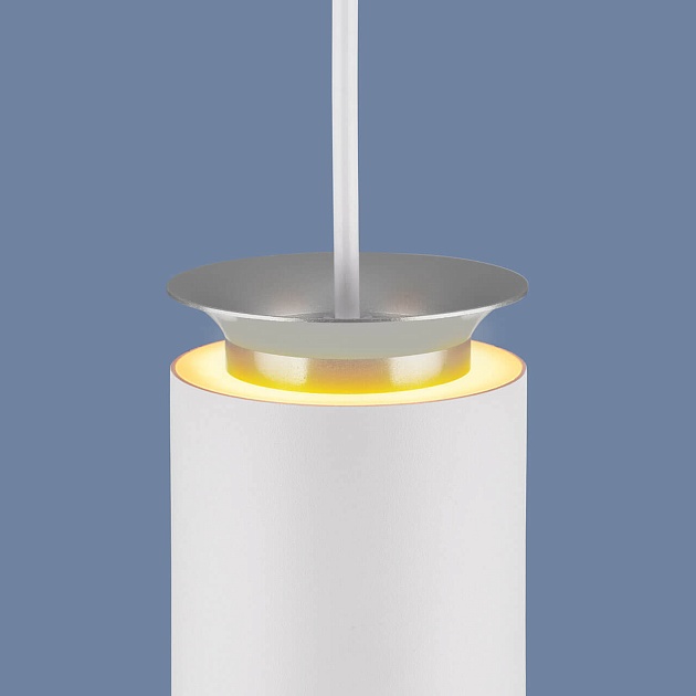 Подвесной светодиодный светильник Elektrostandard DLS021 9+4W 4200К белый матовый/серебро a045502 фото 4