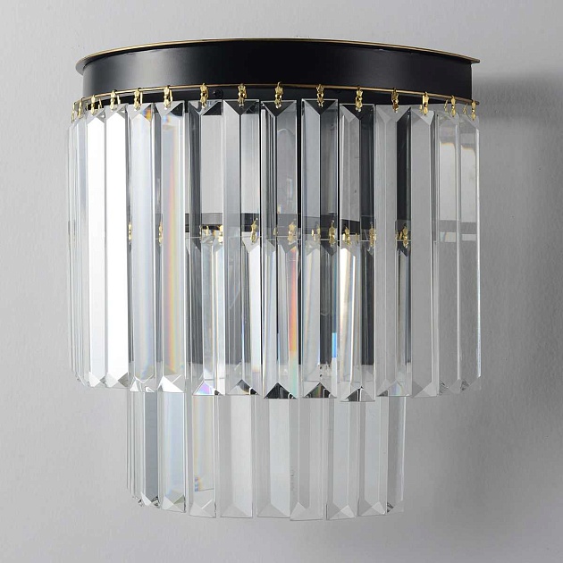 Бра Crystal Lux MAXIME AP2 BLACK Фото № 2