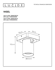 Спот Lucide Nigel 09929/05/02 1