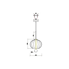 Подвесной светильник Vele Luce Bianco VL5714P31 3