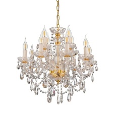 Подвесная люстра Lumina Deco Eliza LDP 7026-8+4 SL+GD 2